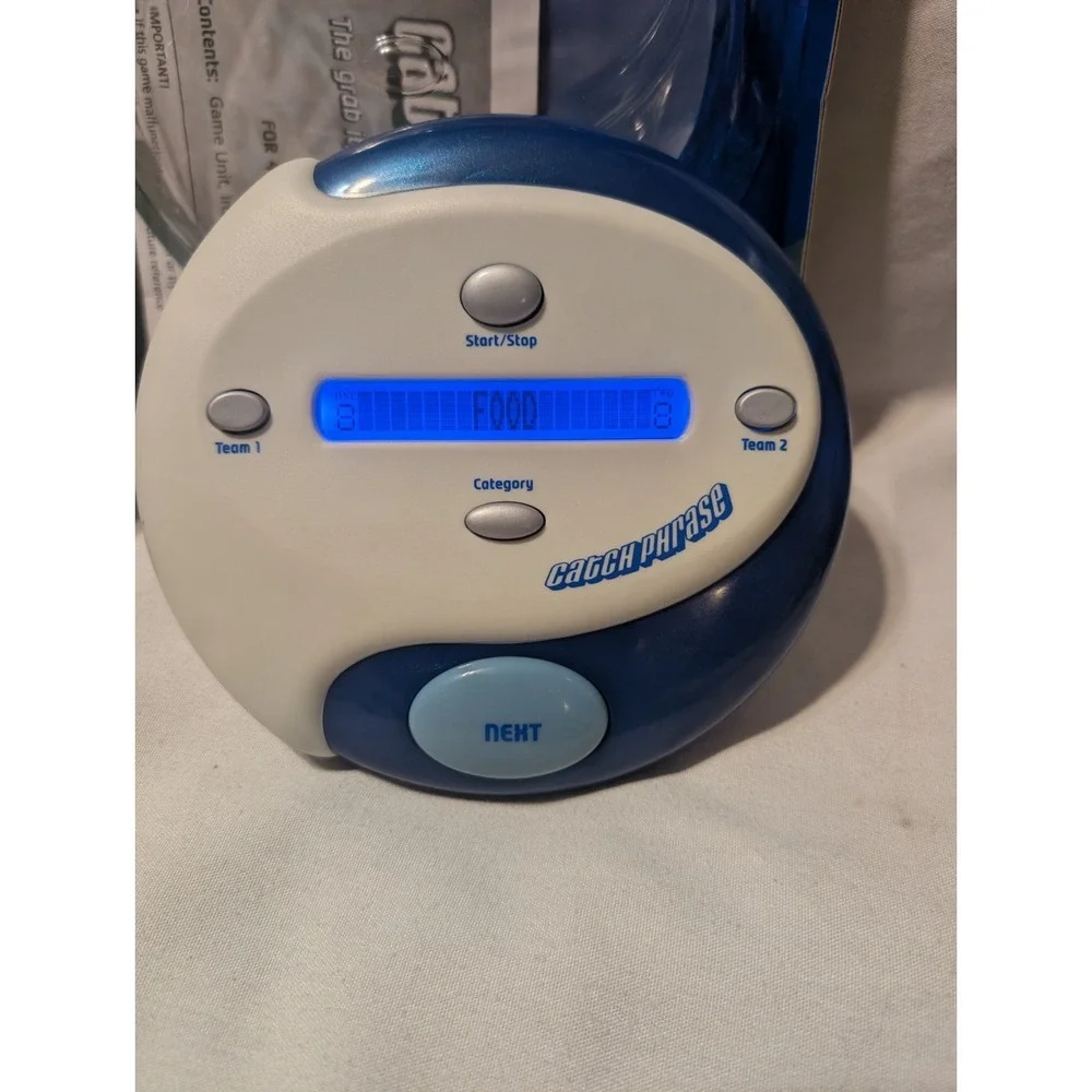 Parker Brothers Catch Pharse Electronic Handheld Party Game Adults 2009 WORKS